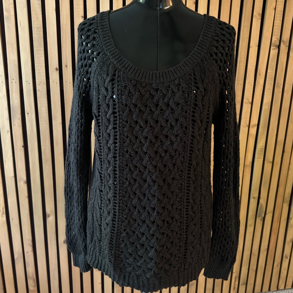 American Eagle Grey Knit Sweater